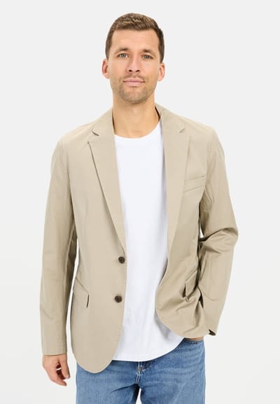 camel active Casual blazer gemaakt van een katoenmix - Maat menswear-60 - Beige