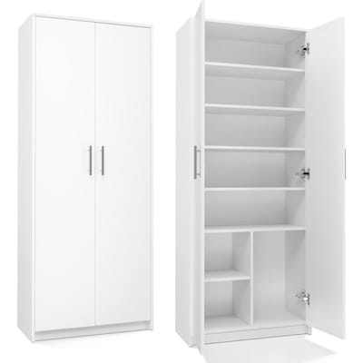 Oliv 2D WIT boekenrek