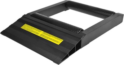 ProPlus Motorfiets Wielroller - Voor Reiniging en Onderhoud - Rollerbank - Staal en Nylon - Compact en draagbaar - Motorfietsen - Draagvermogen 225 kg - Zwart