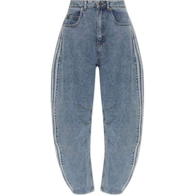 adidas Originals Barrel Leg Denim Jeans - Blauw- Dames, Blauw 26