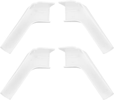 Set van 4 RV Regenafvoeruitlaten met Verlenging voor Camper, Directe Afvoer van Regenwater, Links en Rechts, Geschikt voor Diverse RV's