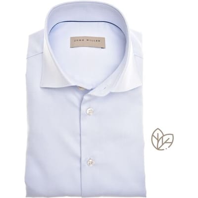 John Miller - Overhemd Lichtblauw John Miller Lange Mouw Overhemd Lichtblauw 5141188