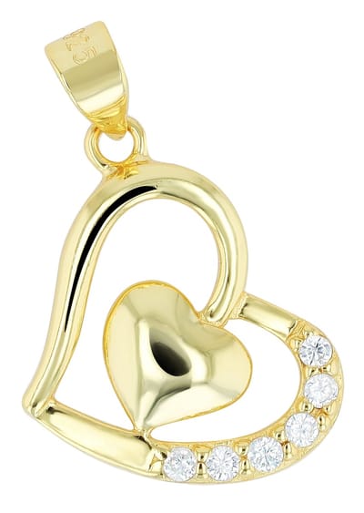AKZENT Akzent Dames Hanger "Banja" van 925 Sterlingzilver, gerhodineerd, duurzaam