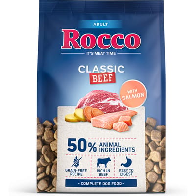 Rocco Adult Rundvlees met Zalm - Voordeelpakket5 x 1 kg