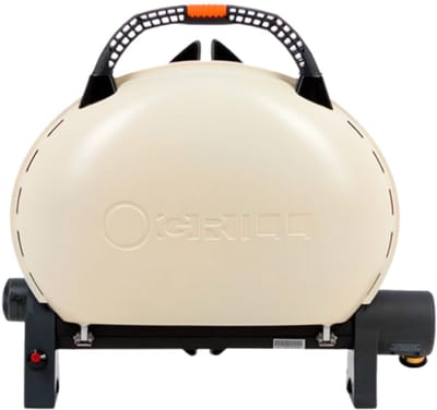 O-Grill 500 Gas BBQ - Draagbare Gas BBQ - Tafelmodel Barbecue - Compact & Krachtig - Camping / Balkon - Crème