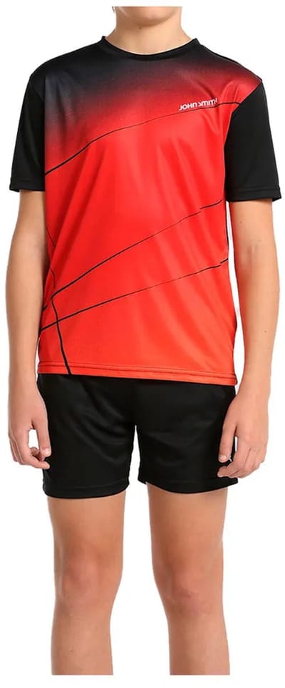 John Smith Bajea Korte Mouw Set Rood 12 Years Jongen