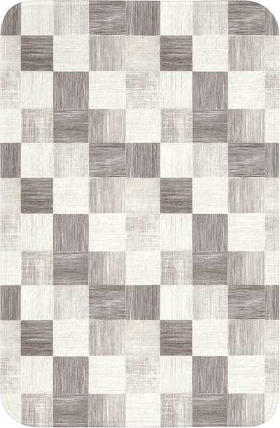 WC mat 40x60 cm - Antislip - Patroon - Dambord - Houtnerf - Toiletmat - Vloermat - Douchemat - Toilet tapijt - Toiletmatten