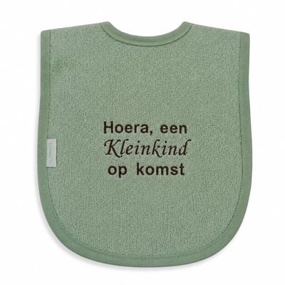 Slab zwangerschapsaankondiging – Hoera, een kleinkind op komst – Slab zwangerschapsaankondiging – voor Baby slab aankondiging zwangerschap – Cadeau opa en oma – slab - 100% katoen - baby aankondiging - originele zwangerschaps reveal