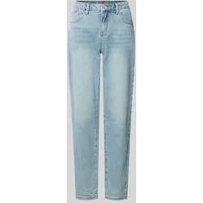 mom fit jeans in 5-pocketmodel model 'Carrot'