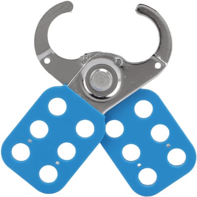 Cadenas de sécurité à moraillon Haute sécurité Six trous Haute résistance Anti-rouille Lockout Tagout Moraillon de sécurité pour gray