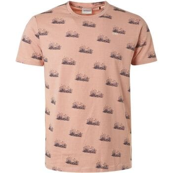 No Excess Mannen Ronde Hals T-Shirt Perzik XXL