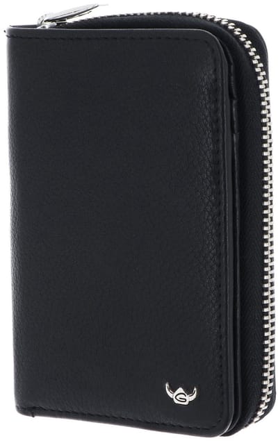 Golden Head Leren portemonnee Capri RFID Protect RV-Börse 3317 Schwarz zwart