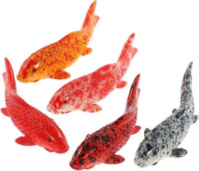 Vijf Stuks Kunstmatige Vloeiende Visdecoratie voor Aquarium en Terrarium: Realistische Simulatie van Kleine Vissen voor Creatieve Landschapsinrichting