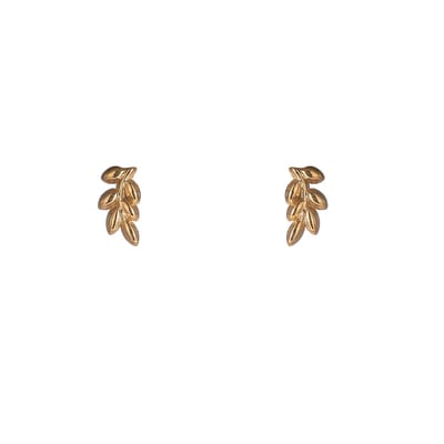 Go Dutch Label Oorknoppen Branch Stud Goudkleurig