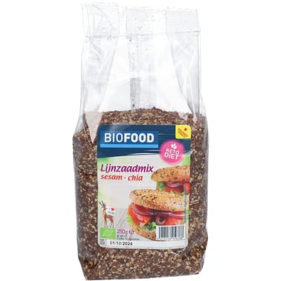 Biofood Lijnzaadmix sesam chia bio 250 Gram