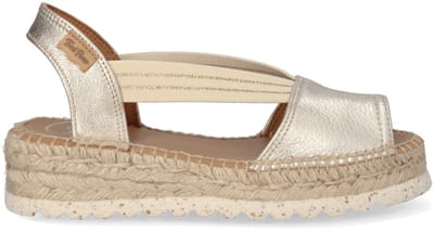 Damessandaal met jute plateauzool | ESTEL-SW