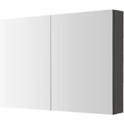 Aquazuro Spiegelkast Arezzo 100cm Donkergrijs