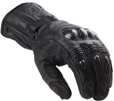 DXR Motorhandschoenen - Winter Carbon - Zwart - XS