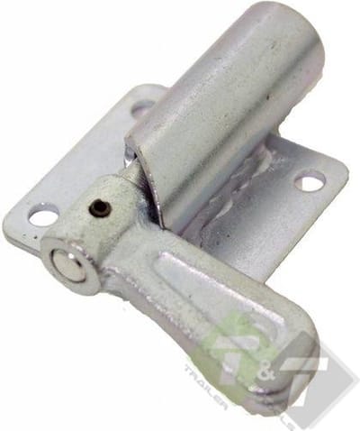 Trekgrendel met plaat links, lengte uitstekende pen 13.5mm, dikte 10mm
