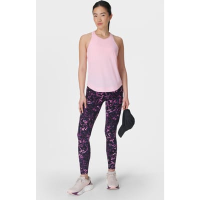 Sweaty Betty Breathe Easy Run Tank Top ROZE - Maat XS