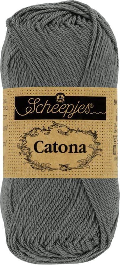 Scheepjes Catona 10gr - 501 Anthracite