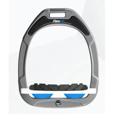 Verstelbare Grip Aluminium/Wit/Blauw Flex-On Green Composite