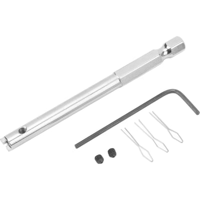 RISK Bike Outil d'insertion d'écrou de rayon Acier inoxydable Clé hexagonale Vis Circlip Embout de vis pour réparation de vélo white