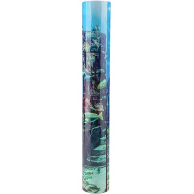 Koraal Aquarium Achtergrond Onderwater Poster Vissen   Wanddecoratie Sticker 61 x 30cm