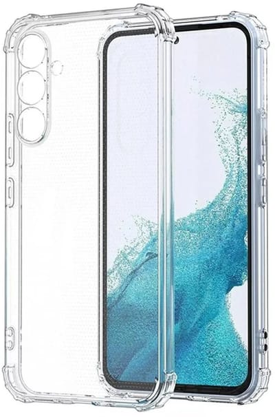 Mobile5 - Samsung Galaxy A35 - Transparant telefoonhoesje - Anti Shock - Schokbestendig
