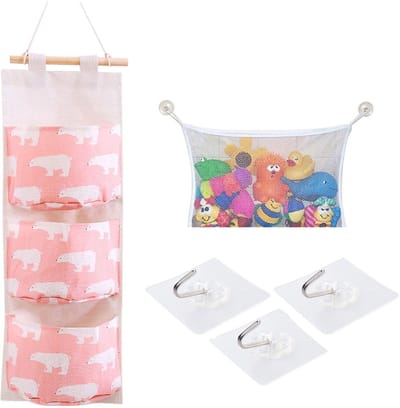 Dailygoods- Opbergzak Waterdicht - Wandorganizer - Hangende Organizer - Opbergzakken - Opbergbak - Lichtgewicht Katoen/Linnen - Wandopberger