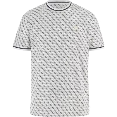 Guess Beige Heren T-shirt Marshall Xxl beige