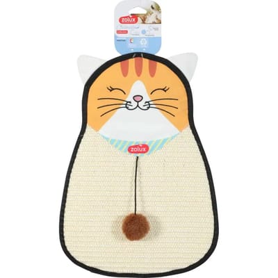 Sisal krabpaal voor katten met speelgoed Zolux