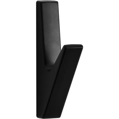 SARIHOSY 1 Stuks Matte Wandhaken Badkameraccessoires Kapstokhaken Handdoekhaak Creatief voor Sleutel Hoed Tas Huis Decoratieve Haak zwart