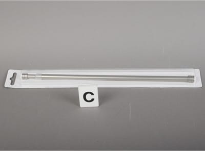 Gifi Diffusion - Uitschuifbare gordijnroede - 30-50 cm - zilver