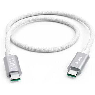 Hama 00201721 USB-C-kabel USB 3.2 Gen1 USB-C stekker 1.5 m Wit