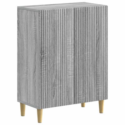 vidaXL - Badkamer - Opbergkast - ARNHEM - Grijs - Sonoma - 59,5 - x - 31 - x - 80 - cm
