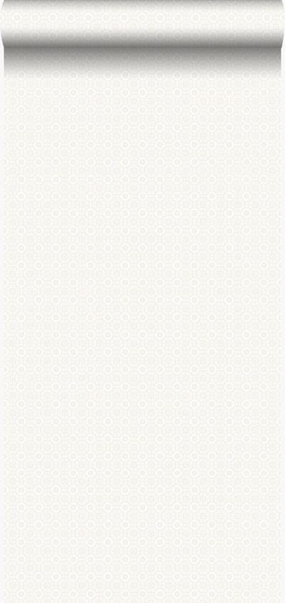 Origin Wallcoverings behang kant-motief zilver - 53 cm x 10.05 m - 346816
