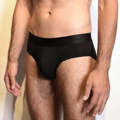 Giuliano - Heren ( Midi ) Slip - Maat M - Zwart