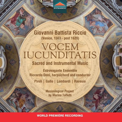 Estrovagante Ensemble, Anna Piroli, Maria Chiara Gallo, Massimo Lombardi, Alessandro Ravasio - Giovanni Battista Riccio: Vocem Iucunditatis (CD)