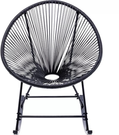 Schommelstoel Acapulco zwart Kare Design