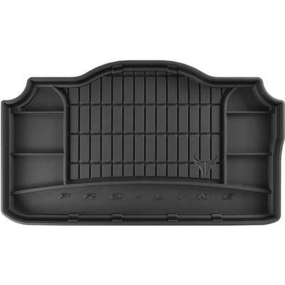 FROGUM Kofferbakmat - Rubber - Geschikt voor OPEL MERIVA B (2010-2017) - Lage laadvloer - Organizer functie - Zwart