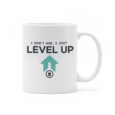 I Don’t Age, I Level Up – 330ml Gamer Verjaardag Keramische Mok – Leuk Cadeau voor Gamers & Vrienden