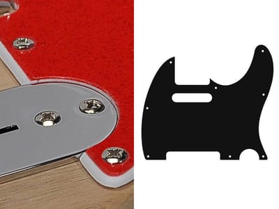 Boston TE-210-SRD pickguard, Teaser, standard, 2 ply, sparkling red