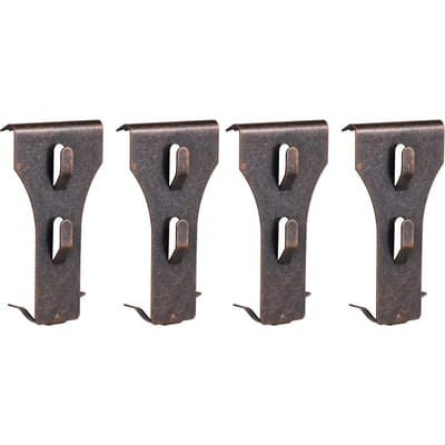 Clip de crochet de brique, crochets de suspension extérieurs pour brique de 60 à 70mm de hauteur, sans perçage, brique coulissante, 10 pièces 4 PCS