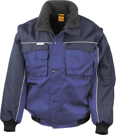Result - Work-Guard - Werkkleding Jas - Royal Blue/Navy - Maat XXL