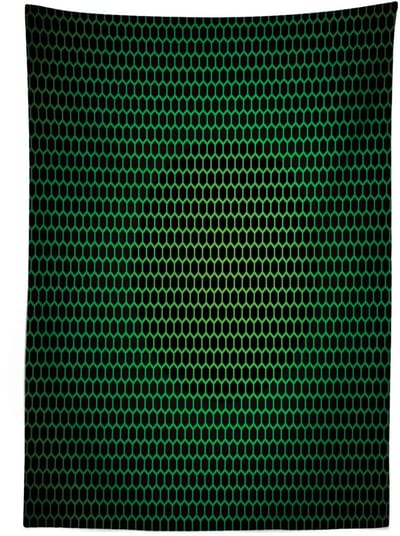 ABAKUHAUS bosgroen Tafelkleed – 140x170 cm – satijnmix, machinewasbaar