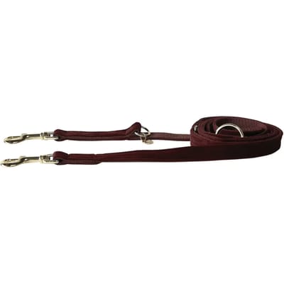 Kentucky Dogwear - Hondenlijn - Maat S - Velvet - Bordeaux - Lengte 2m