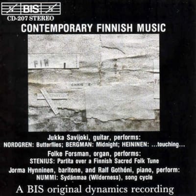 Jukka Savijoki, Folke Forsman, Jorma Hynninen, Ralf Gothóni - Contemporary Finnish Music (CD)