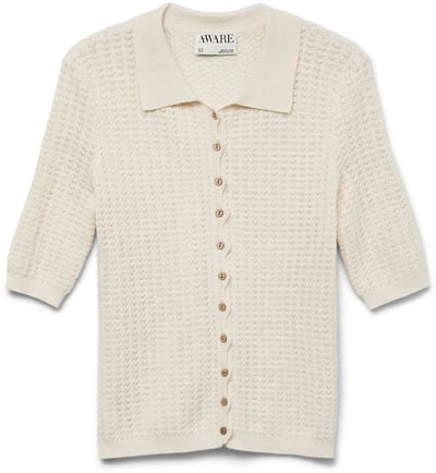 Vero Moda Panama Cardigan Beige M Vrouw