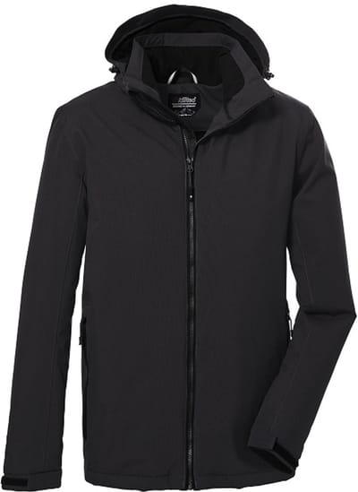 Killtec heren winterjas - 39705 - antraciet - functionele winterjas - maat S